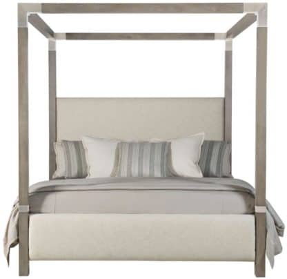 Palma Upholstered King Canopy Bed