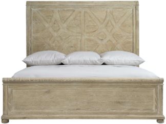 Rustic Patina California King Panel Bed