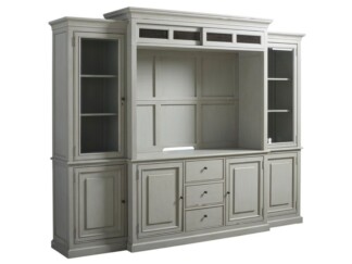 Entertainment Console with Hutch