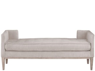 Maxwell Bench -Dover White
