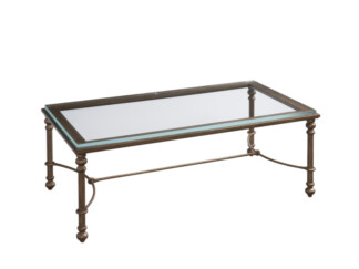 Bluff Metal And Glass Cocktail Table