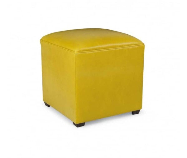 Masquerade Leather Ottoman