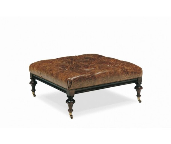 Kannapolis Leather Ottoman