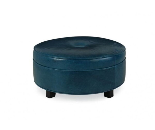 Pendelton Large Leather Ottoman