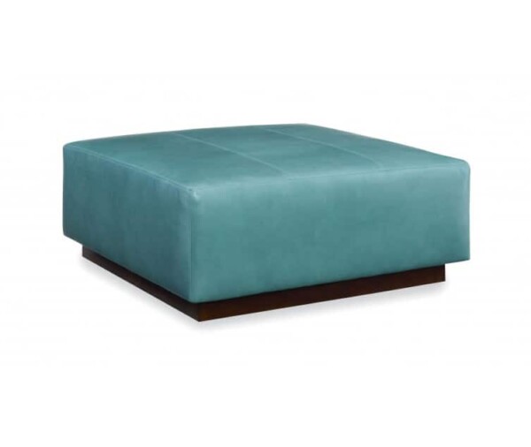 Gretchen Leather Ottoman