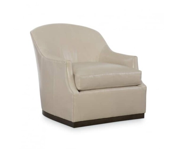 Lincoln Leather Swivel Chair