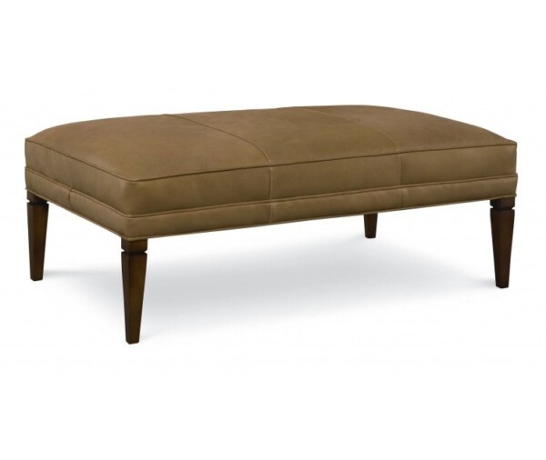Terrance Leather Bench Ottoman