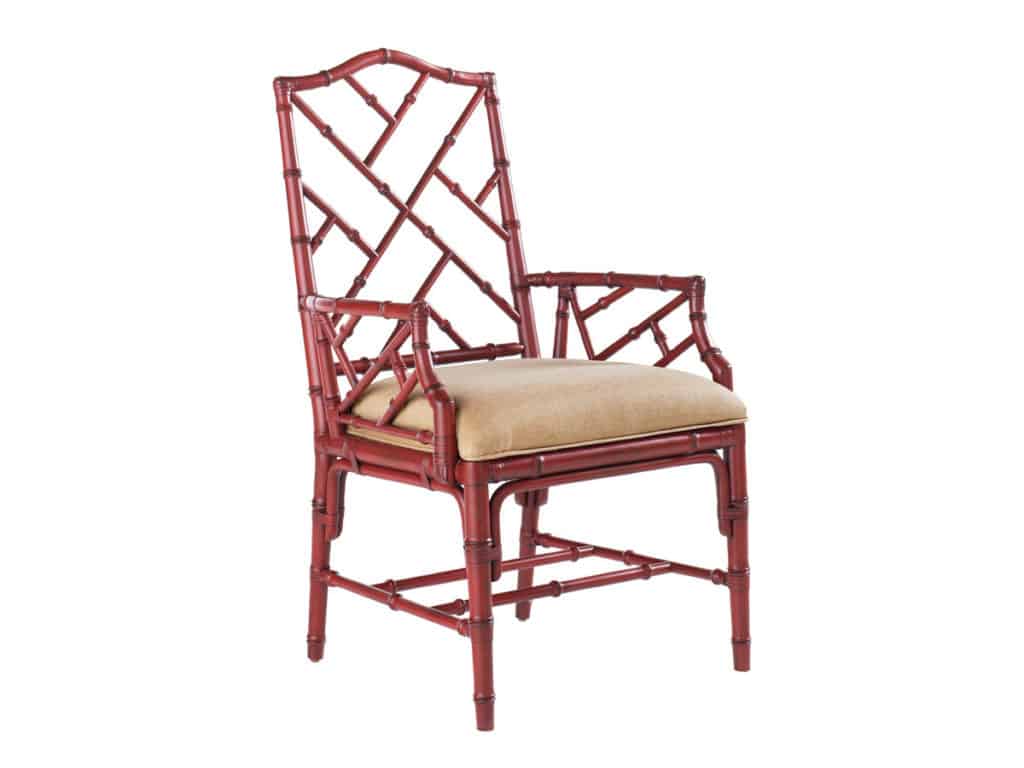 Ceylon Arm Chair-Sangria Finish