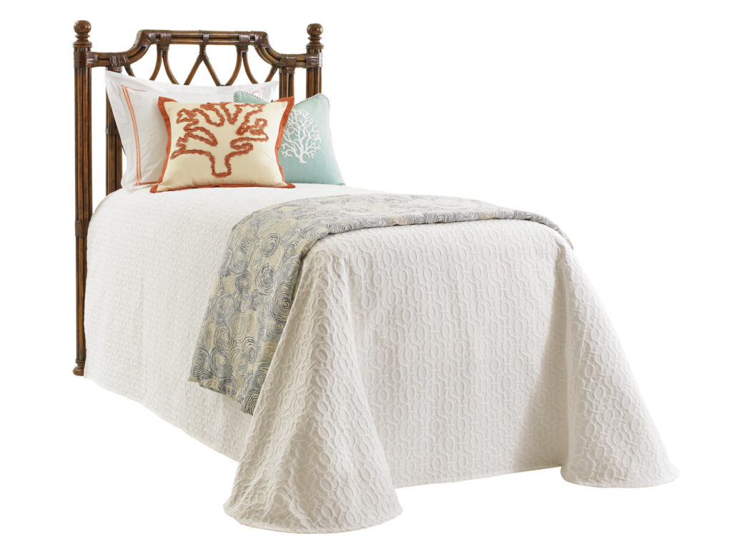 Island Breeze Rattan Headboard 3/3 Twin