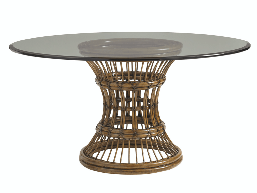 Latitude Dining Table With 54 Inch Glass Top