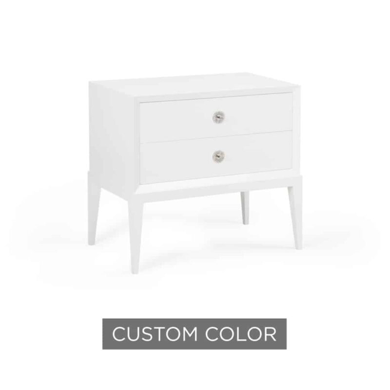 Custom Beveled Side Table