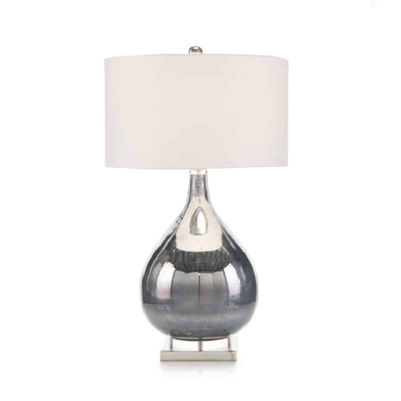 Smoky Blue Table Lamp