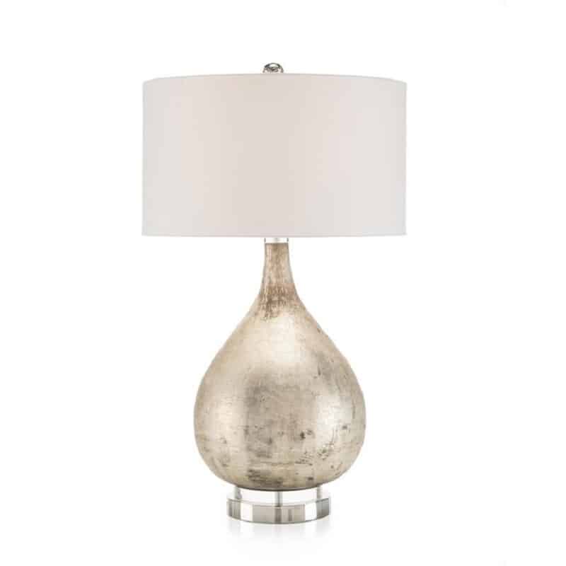 Weathered Silver Table Lamp