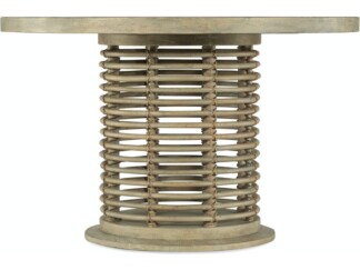Surfrider 48in Rattan Round Dining Table