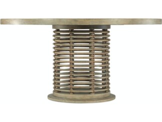 Surfrider 60in Rattan Round Dining Table