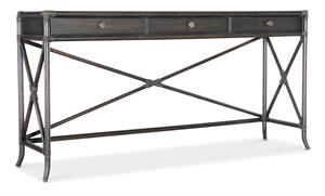 Pole Rattan Console