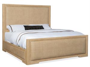 Queen Cane Panel Bed