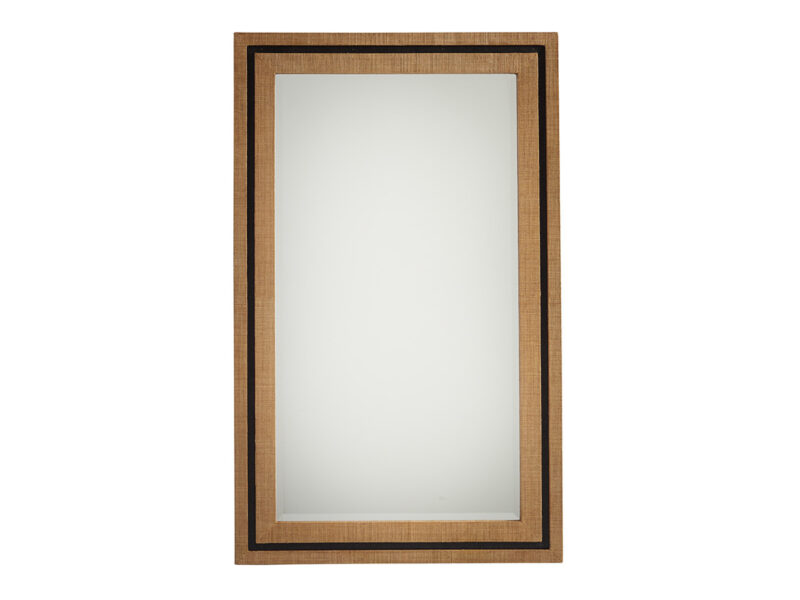 La Costa Rectangular Raffia Mirror