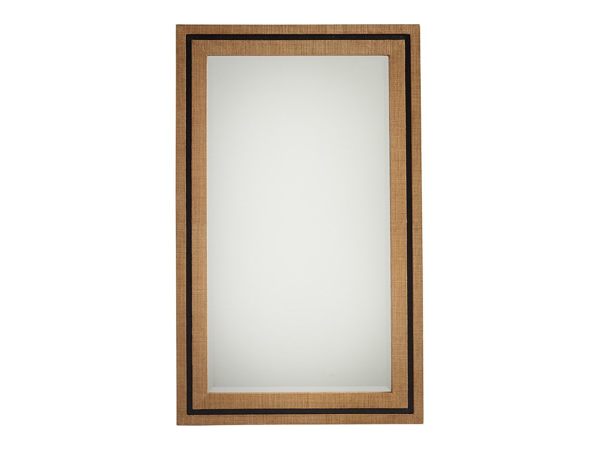 La Costa Rectangular Raffia Mirror