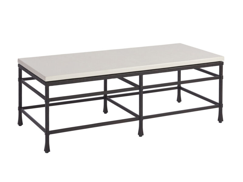 Breakwater Metal And Stone Cocktail Table