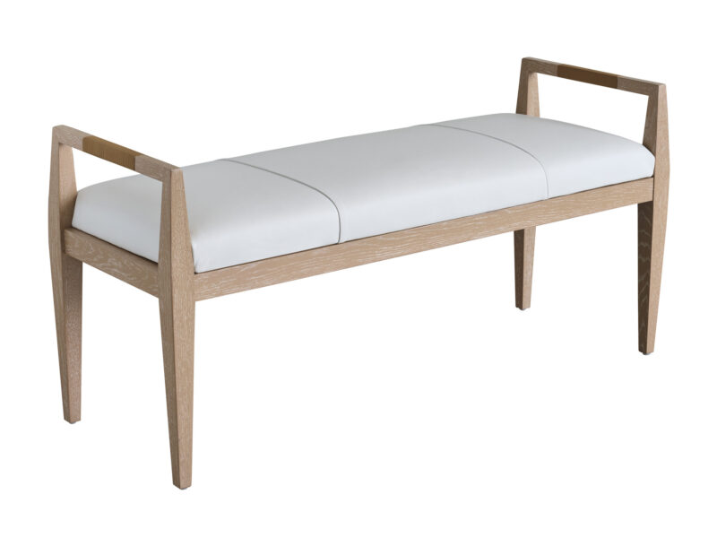 Copley Leather Bench