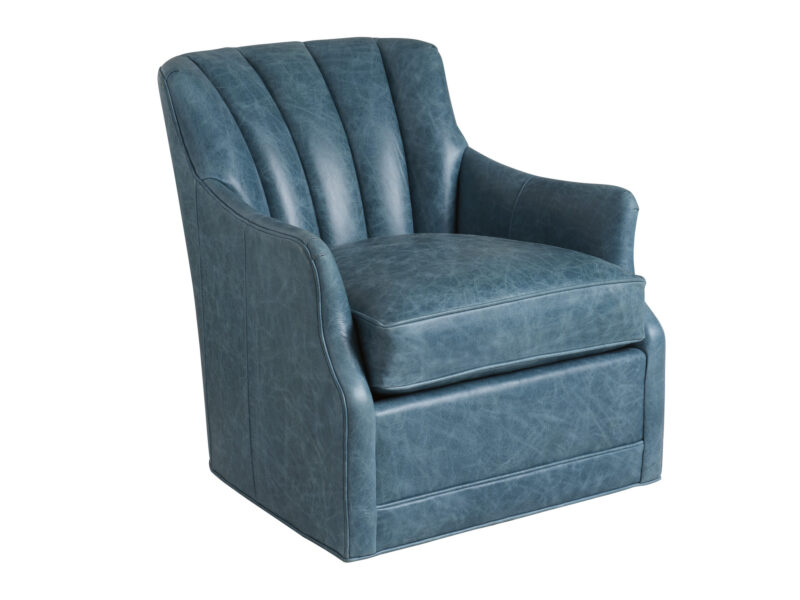 Fenway Leather Swivel Chair
