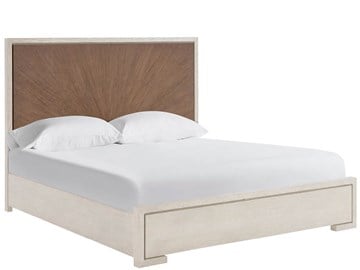 Modern Mist Panel Bed King
